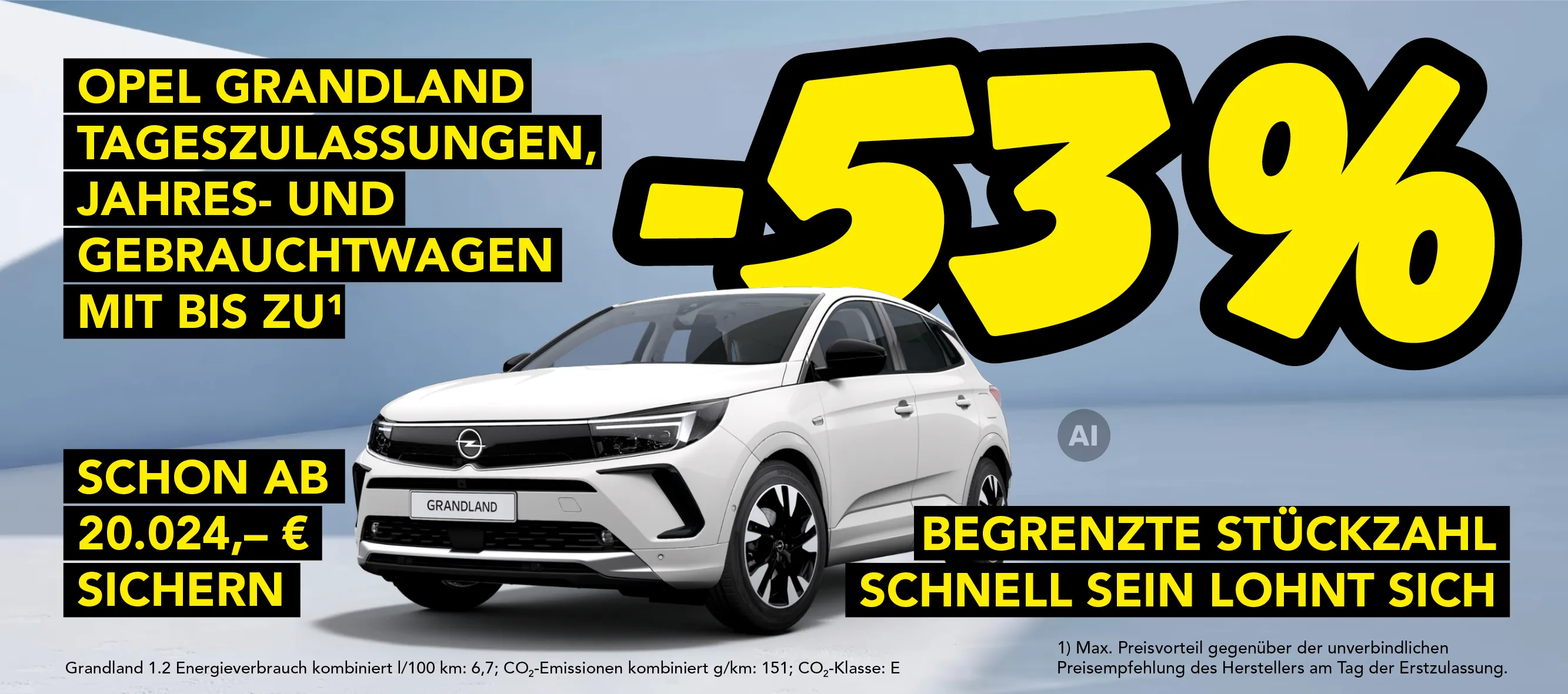 Grandland Abverkauf