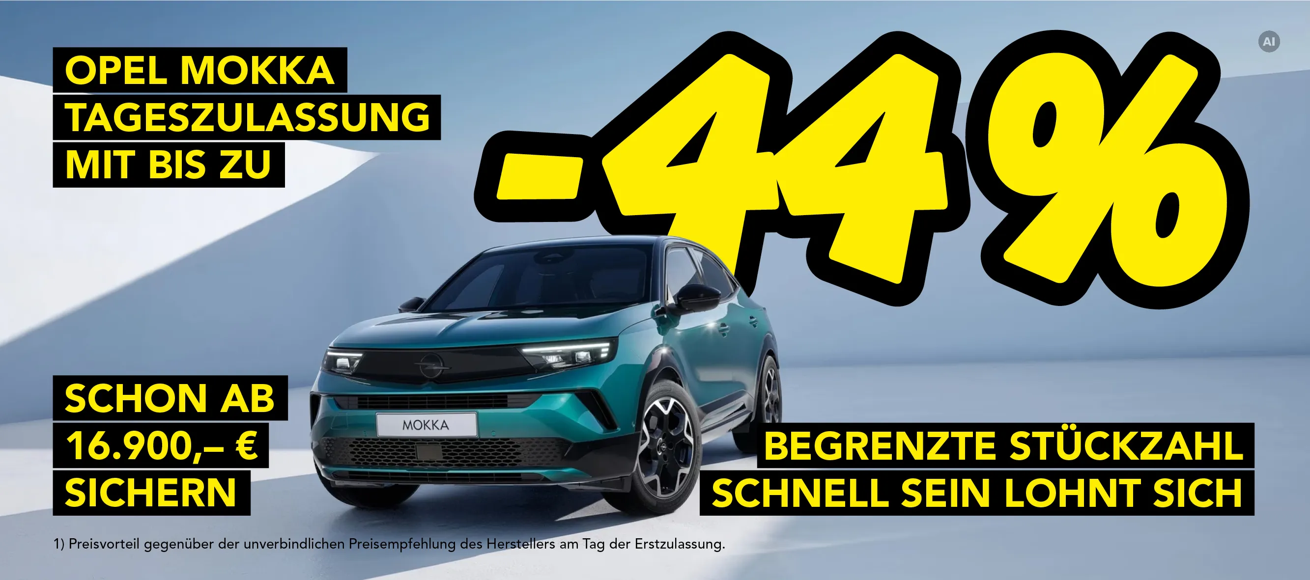Opel Mokka Ersparnis Jahreswagen