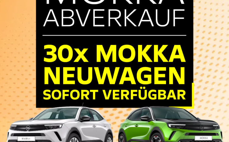  Mokka Abverkauf
