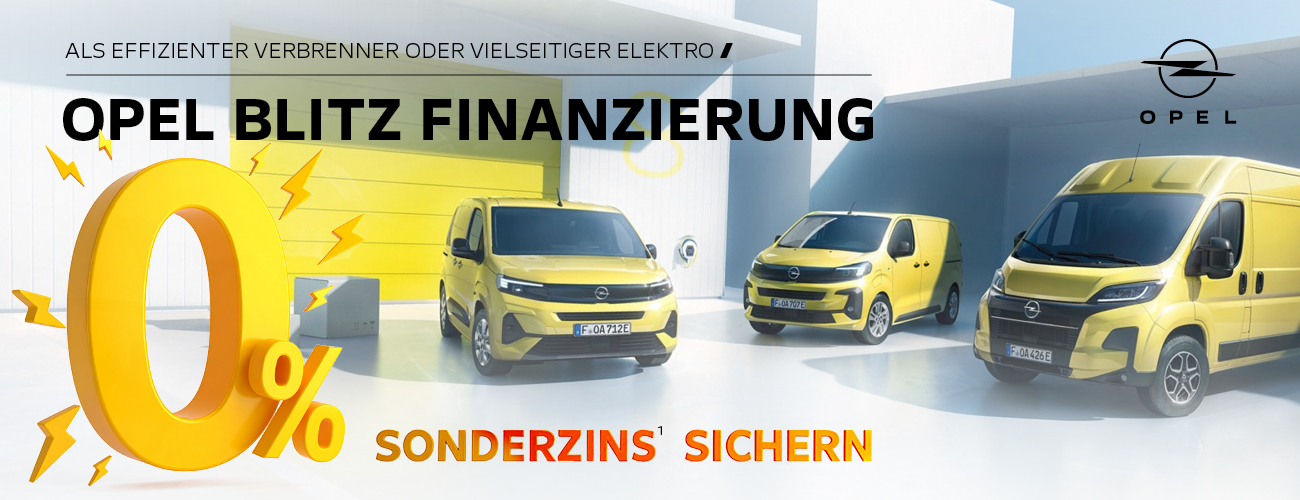 Opel NFZ Blitz Finanzierung