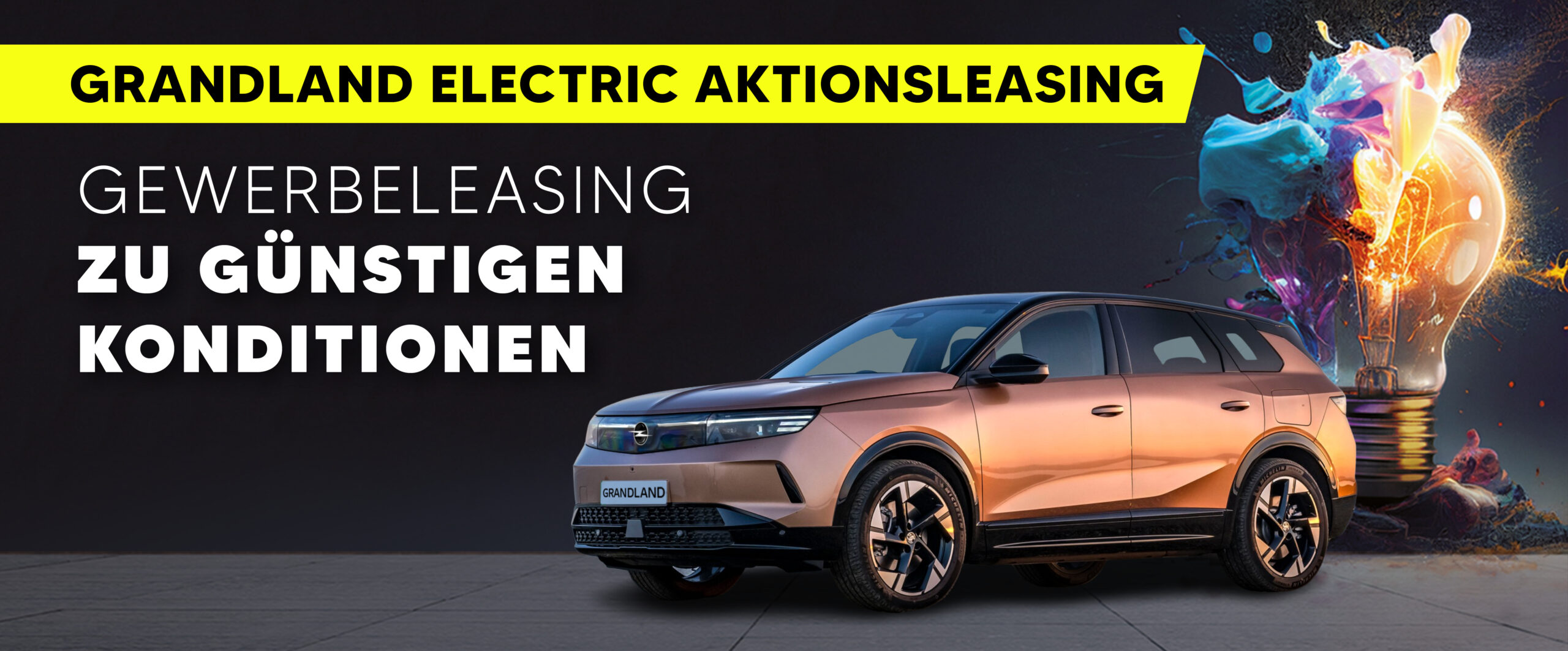 Grandland Electric Aktionsleasing für Gewerbekunden
