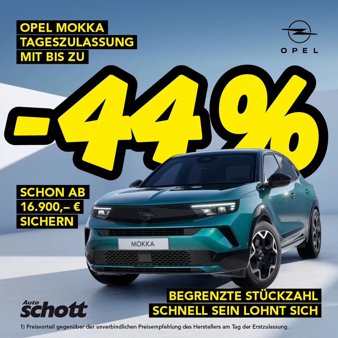 BEITRAG Opel Mokka Ersparnis Jahreswagen