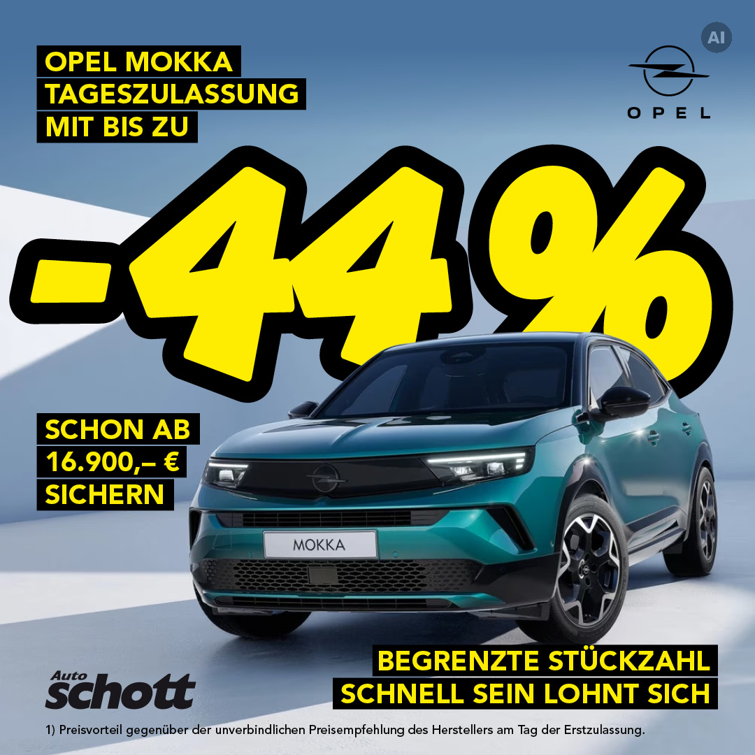 Opel Mokka Ersparnis Jahreswagen Beitragsbild