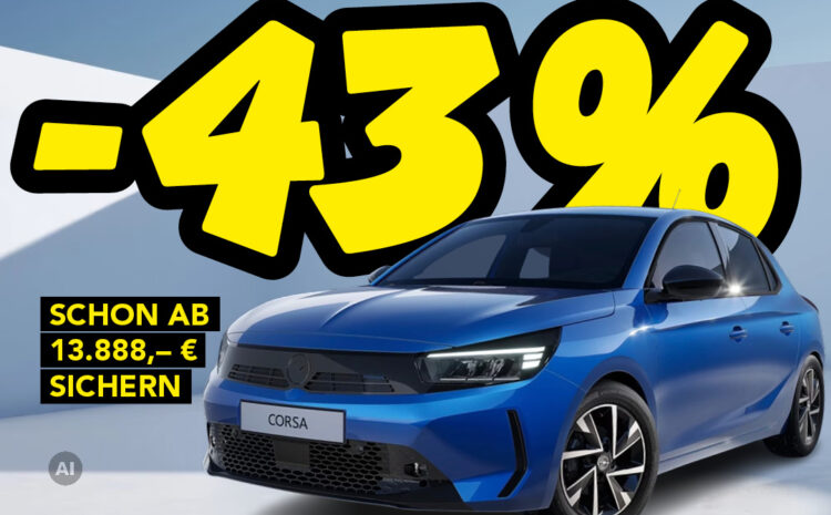  Opel Corsa Lagerverkauf 